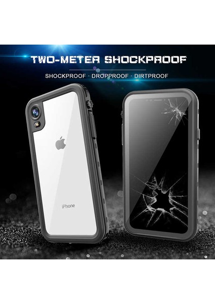 Apple iPhone Xr 6.1 Kılıf Su Geçirmez High Quality Waterproof Orjinal Kalıp Shockproof Kapak