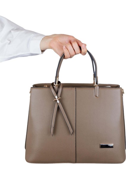 M814 Vizon Suni Deri Bayan Çapraz El ve Omuz Çantası fiyatları