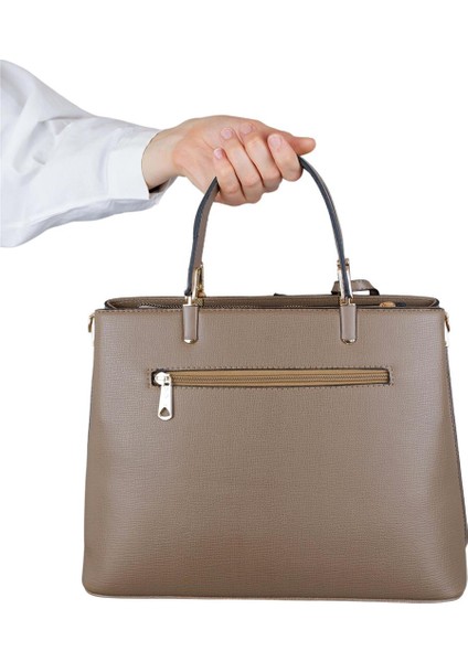 M814 Vizon Suni Deri Bayan Çapraz El ve Omuz Çantası modelleri