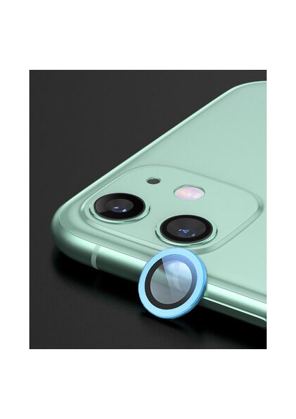 Apple iPhone 12 Kamera Lens Koruyucu Çift Katman Temperli Cam Tam Koruma