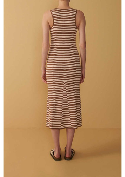 Mısırlı Çizgili Elbise indirimleri