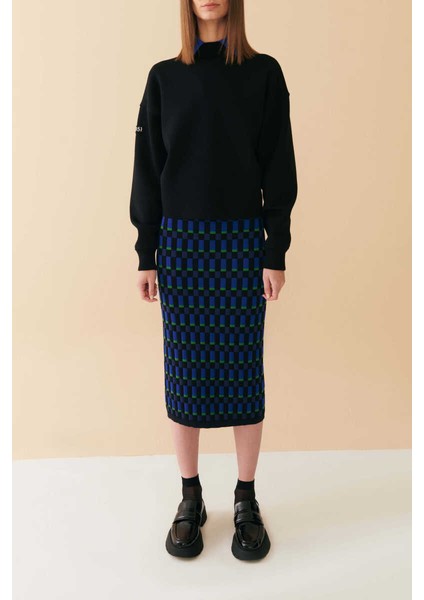 Mısırlı Alpes Kazak Siyah