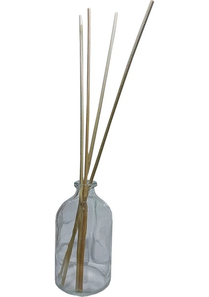50 Adet 100 ml Boş Bambu Parfüm Şişesi, 4 Adet Çubuk ve Tıpa