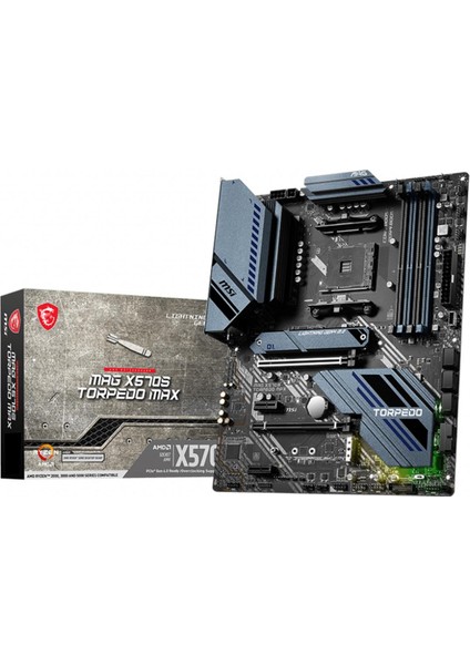 Msı Mag X570S Torpedo Max Am4 Ddr4 Oc 5100MHZ Atx
