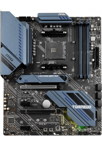 Msı Mag X570S Torpedo Max Am4 Ddr4 Oc 5100MHZ Atx