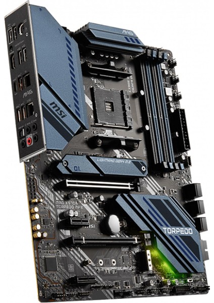 Msı Mag X570S Torpedo Max Am4 Ddr4 Oc 5100MHZ Atx