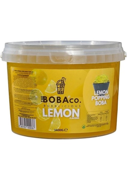 Bubble Tea Boba – Limon / Lemon 3,4 kg