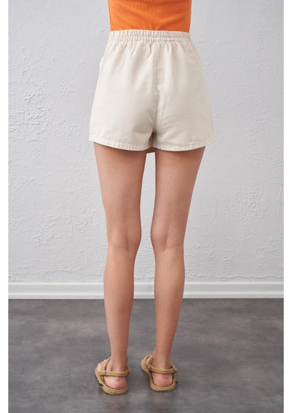 Tena Moda Kadın Taş Yanı Fermuarlı Şort Etek indirimleri