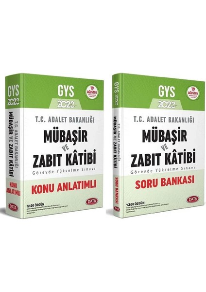 2023 GYS Adalet Bakanlığı Mübaşir ve Zabıt Katibi Konu - Soru 2'li Set