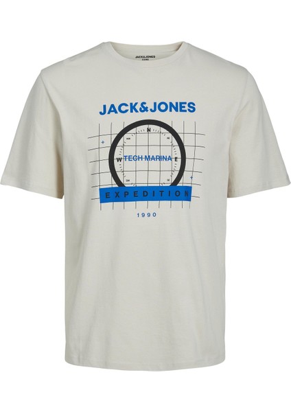 Önü Baskılı Bisiklet Yaka Erkek Tişört 12238838