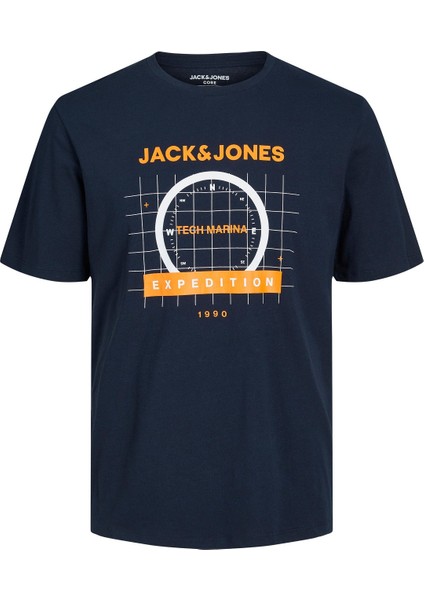 Önü Baskılı Bisiklet Yaka Erkek Tişört 12238838