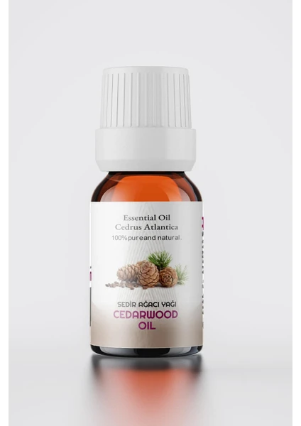 Sedir Ağacı Yağı, %100 Doğal Uçucu Yağ, Cedarwood Oil, Cedrus Atlantica 10ML