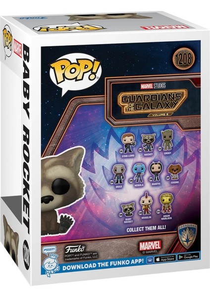 Pop Figür - Guardians Of The Galaxy - Baby Rocket