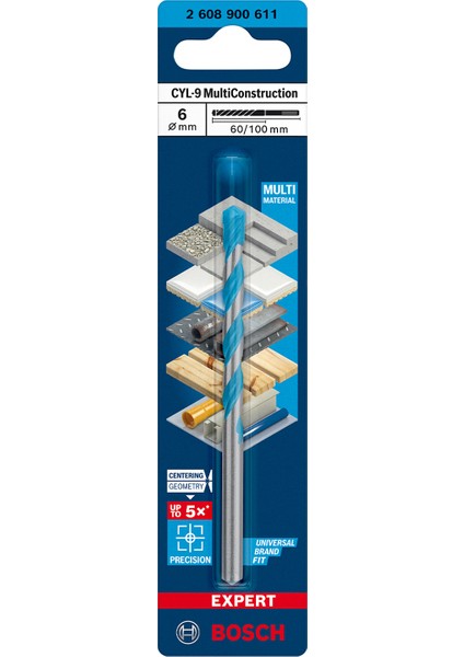 Expert Cyl-9 Multiconstruction Delme Ucu 6 x 60 x 100 mm fiyatları