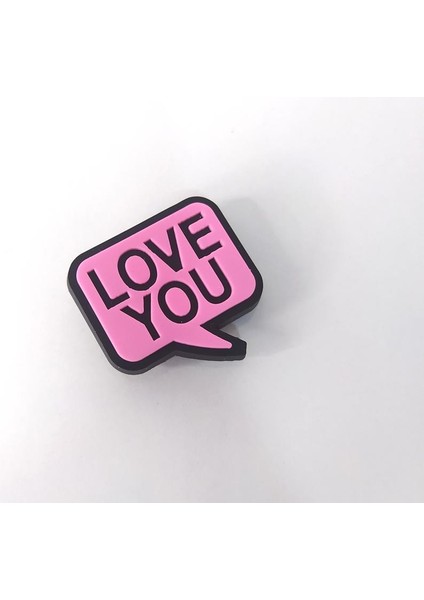 Terlik Ayakkabı Sandalet Tokası Love You 1 Adet Silikon Kız Erkek Aksesuar Hediye