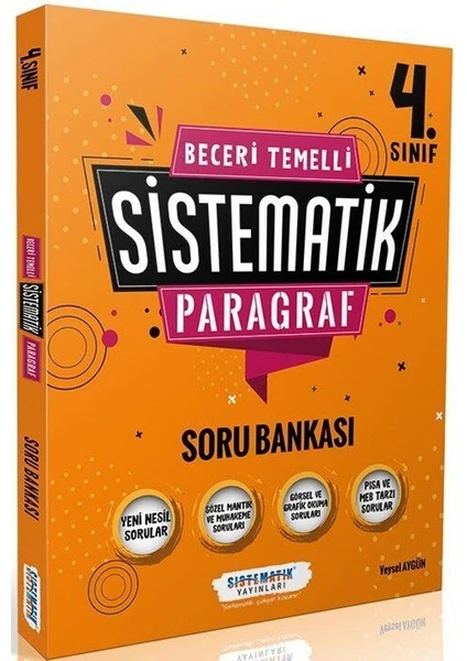 Sistematik Yayınları 4. Sınıf Beceri Temelli Sistematik Paragraf Soru Bankası