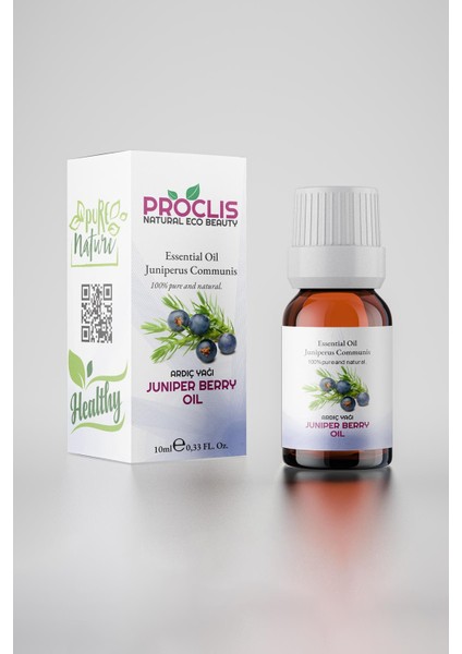 Ardıç Yağ, %100 Doğal Uçucu Yağ, Juniper Berry Oil 10ML Sprey Başlıklı