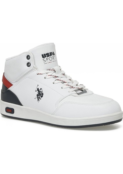 U.S. Polo Assn. Malone Gsn 3pr Beyaz Unisex High Sneaker