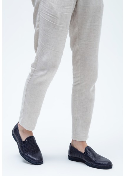 Erkek Derı Loafer Ayakkabı 664 L40233C Erk Ayk Y23