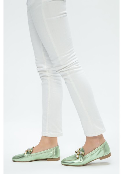 Kadın Deri Loafer Ayakkabı 961 55 Bn Ayk Y23 modelleri