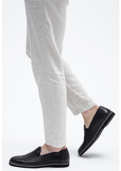 Erkek Derı Loafer Ayakkabı 664 L40233C Erk Ayk Y23