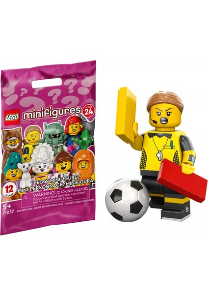 71037 Minifigür Seri 24 - 1 Football Referee