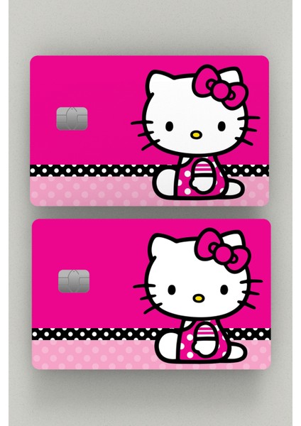 Hello Kitty 2'li Kredi Kartı & Akbil Sticker Kaplama