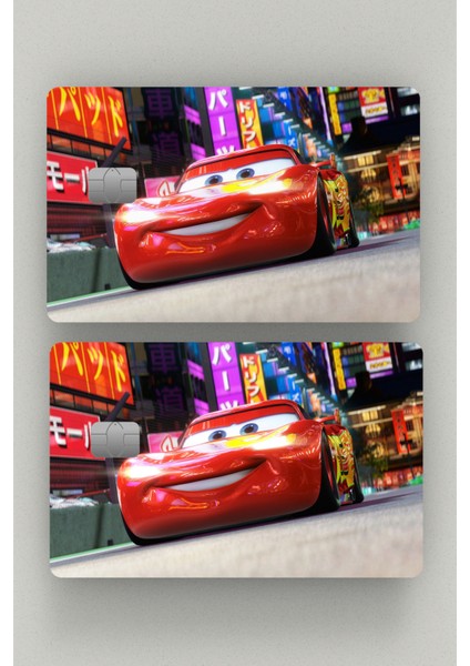 Cars 2'li Kredi Kartı & Akbil Sticker Kaplama