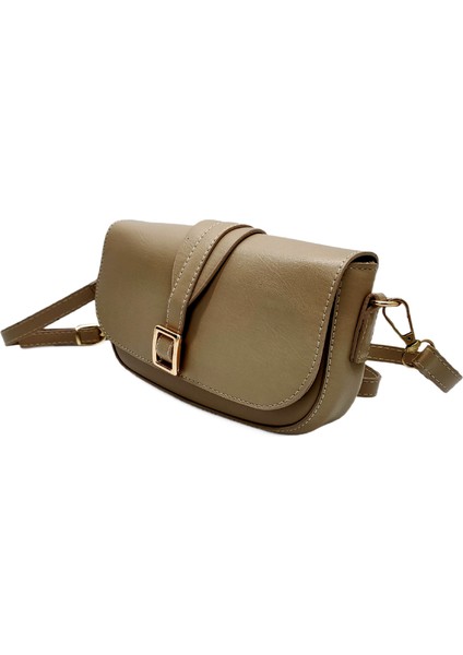 Mia Kadın Tokalı Omuz ve Çapraz Ayarlanabilir Uzun Askılı Çanta