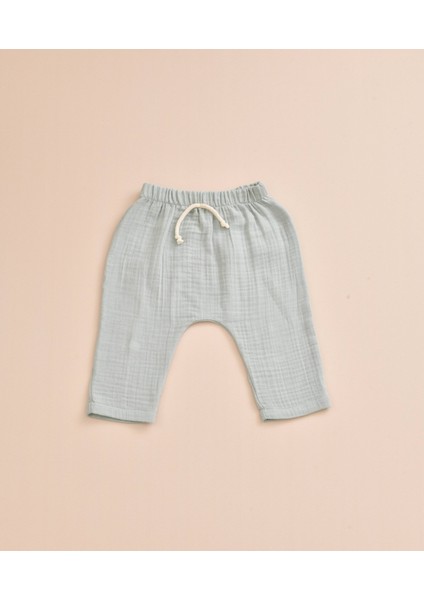 Müslin Pantolon Bebek & Çocuk %100 Pamuk - Mint