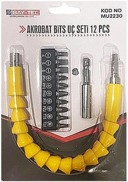 MU-2230 Akrobat Bits Uç Seti 12 Parça
