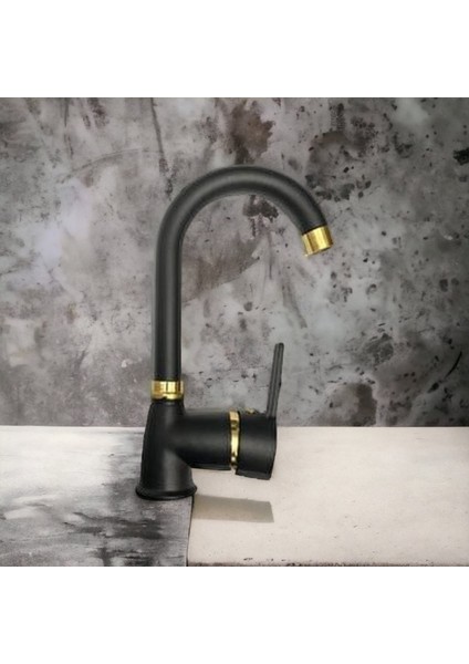 Msy Gold Siyah Lavabo Bataryası Siyah Gold Lavabo Musluk Lavabo Dekor Banyo Lavabo Bataryası modelleri