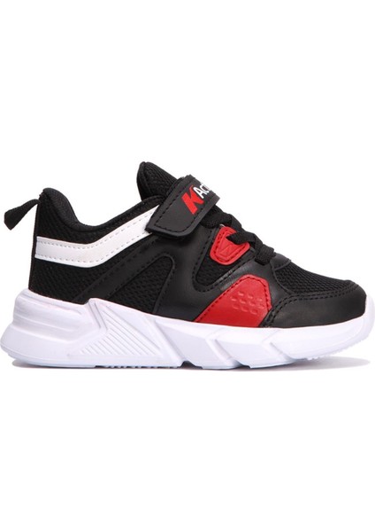 Kifidis C327 Kifidis Active Unisex Çocuk Spor Ayakkabı 26-35 Siyah-Kırmızı / Black-Red - 34