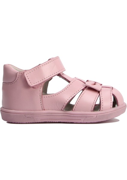 Kifidis KP51 Ilk Adım Kız Çocuk Deri Ayakkabı 19-23 Pembe Deri - 23
