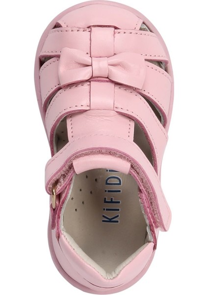Kifidis KP51 Ilk Adım Kız Çocuk Deri Ayakkabı 19-23 Pembe Deri - 23 fırsatları