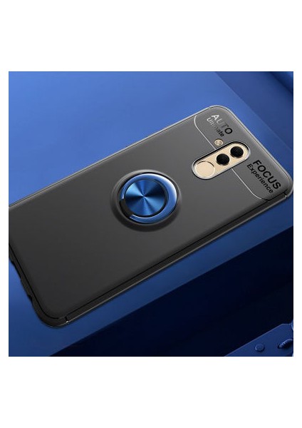 Huawei Mate 20 Lite Kılıf Yüzüklü Standlı Soft Parmak Izi Bırakmaz+Nano Ekran Koruma fiyatları