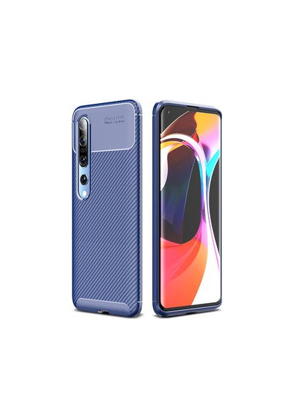 Xiaomi Mi 10 Kılıf Ultra Slim Fit Karbon Tasarım Tam Kalıp