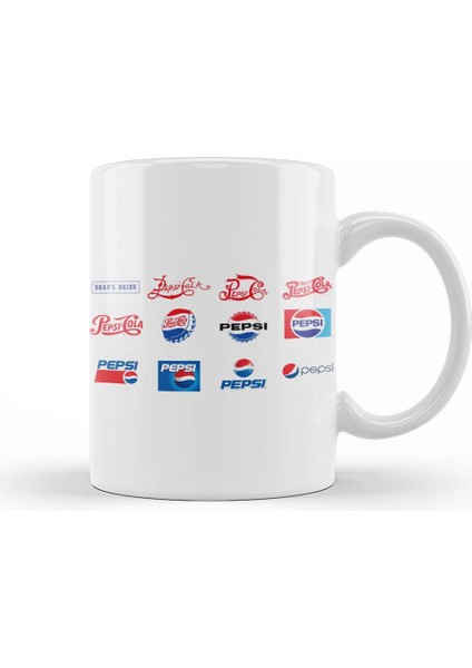 Pepsi Logo 02 Kupa Bardak Porselen