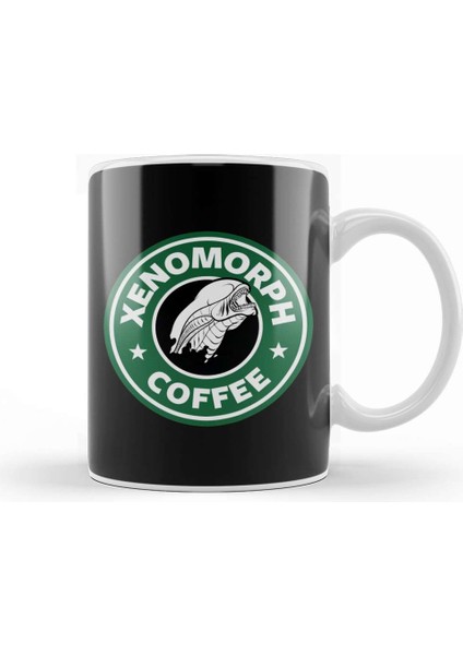 Alien Xenomorph Coffee Starbucks Kupa Bardak Porselen