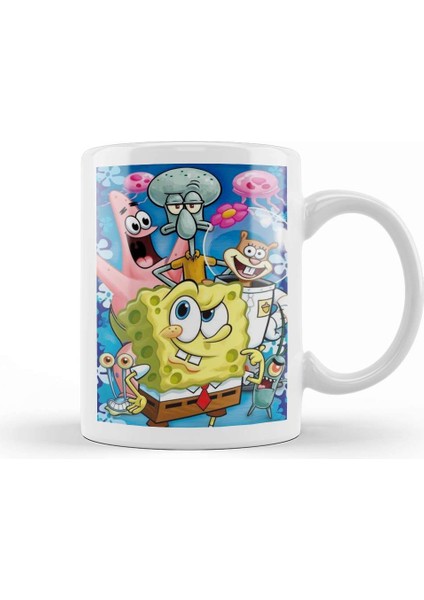 Sünger Bob Sponge Bob 02 Kupa Bardak Porselen