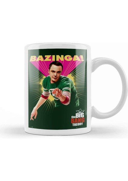 The Big Bang Theory Bazinga 02 Kupa Bardak Porselen
