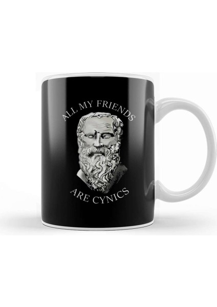 All My Friends Are Cynics Kupa Bardak Porselen
