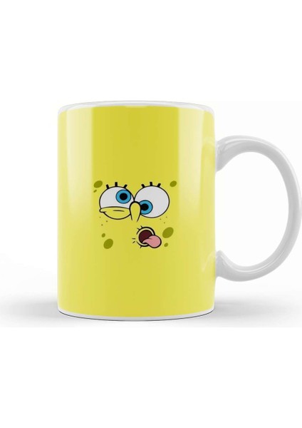 Sünger Bob Sponge Bob 011 Kupa Bardak Porselen