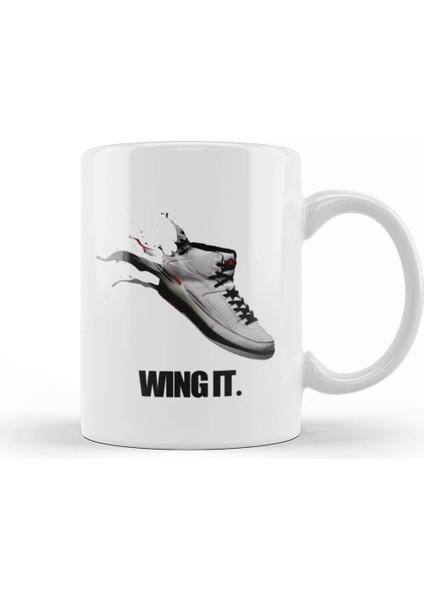 Air Jordan Iı 2 Designer Bruce Kilgore Released 1986 Athletic Sports Sneaker Fan Mens S Kids Kupa Bardak Porselen