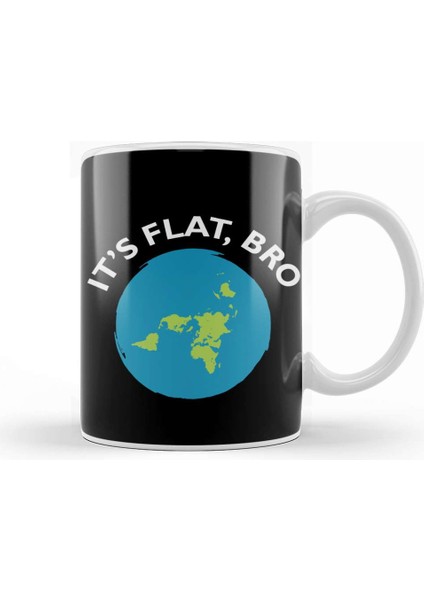 It's Called A Sea Level Not A Sea Curve Flat Earth Kupa Bardak Porselen