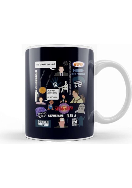 The Us Office Collection Kupa Bardak Porselen