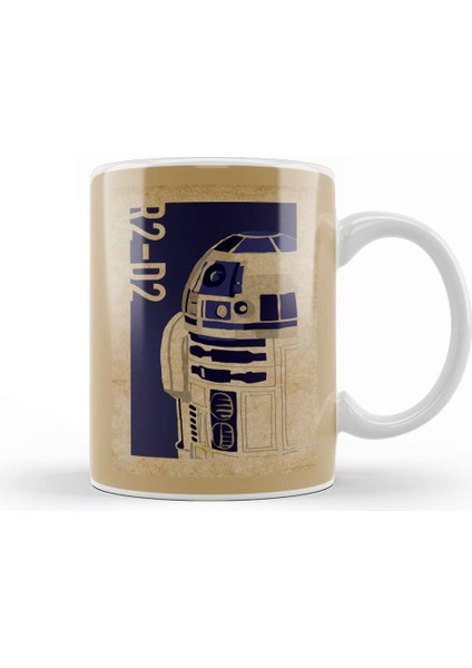 R2 D2 Star Wars 01 Kupa Bardak Porselen