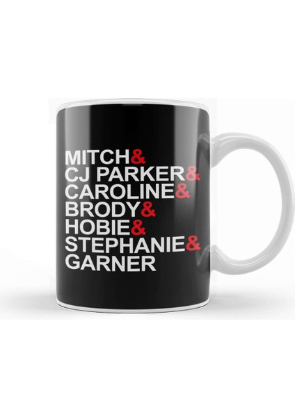 Baywatch Original Character Names Mitch Cj Kupa Bardak Porselen