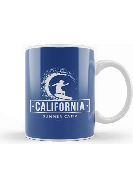 California Summer Surf Camp Kupa Bardak Porselen