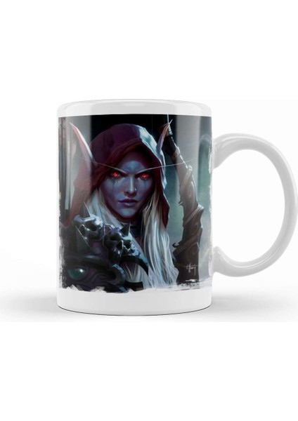 Ksylvanas Windrunner World Of Warcraft Wow Upa Bardak Porselen